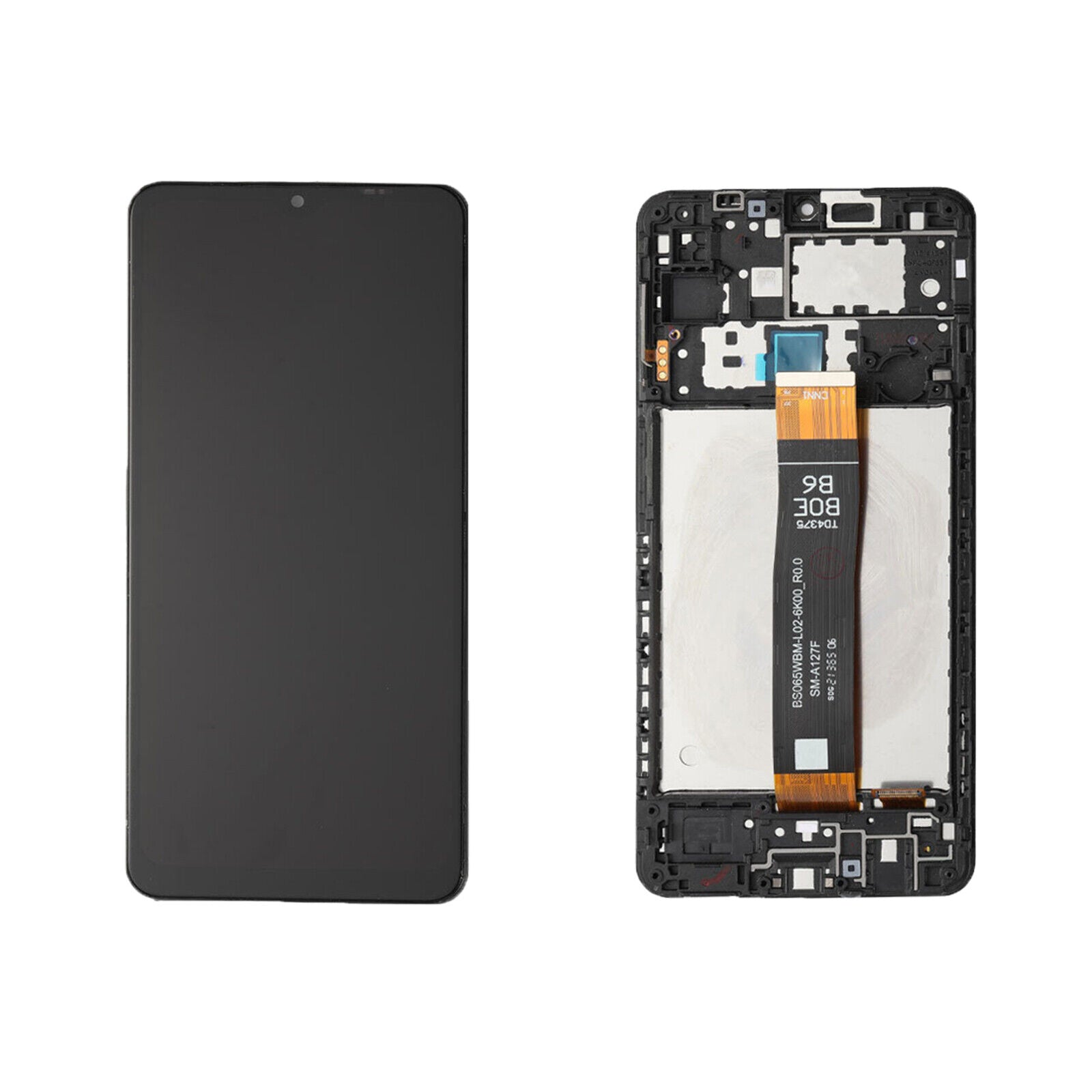 LCD With Digitiser And Frame For Samsung Gaxlaxy A12 (A127F)